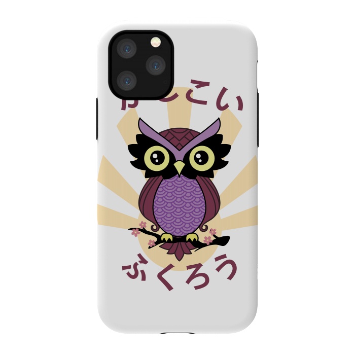 iPhone 11 Pro StrongFit Wise owl by Laura Nagel