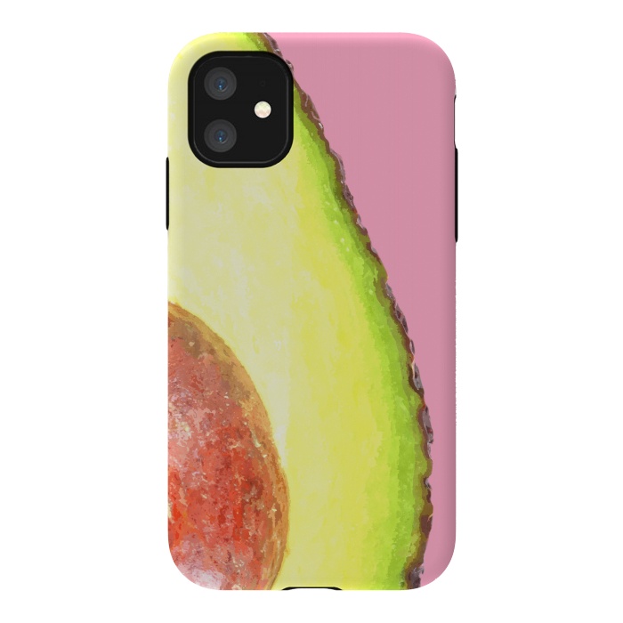iPhone 11 StrongFit Avocado Tropical Fruit by Alemi