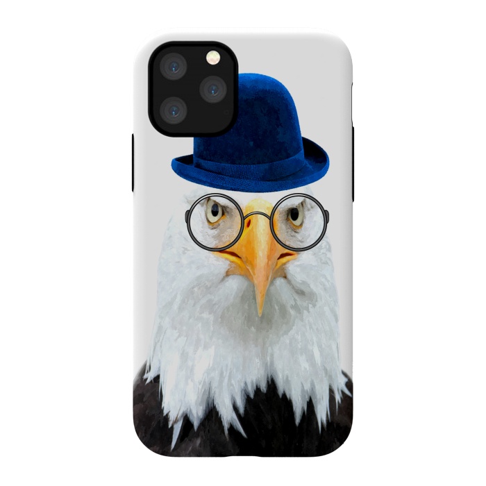 iPhone 11 Pro StrongFit Funny Eagle Portrait by Alemi