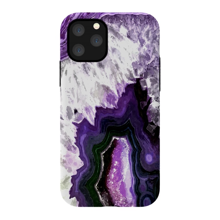 iPhone 11 Pro StrongFit Purple Ultra Violet Agate by Alemi