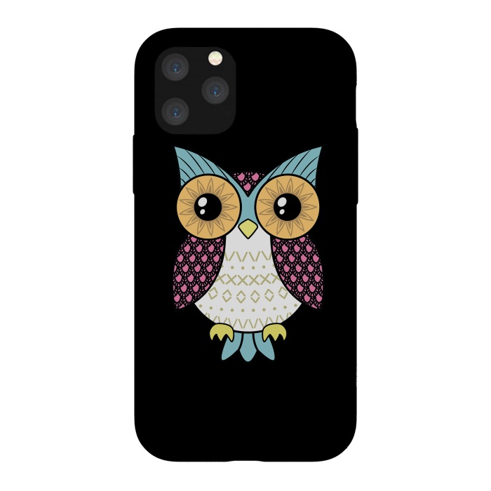 iPhone 11 Pro StrongFit Fancy owl by Laura Nagel