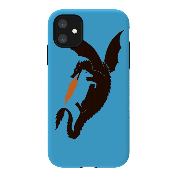 iPhone 11 StrongFit Dragon and Horse by Coffee Man