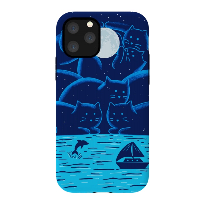 iPhone 11 Pro StrongFit Cats Landscape by Coffee Man
