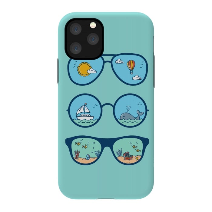 iPhone 11 Pro StrongFit Sunglasses Landscape by Coffee Man