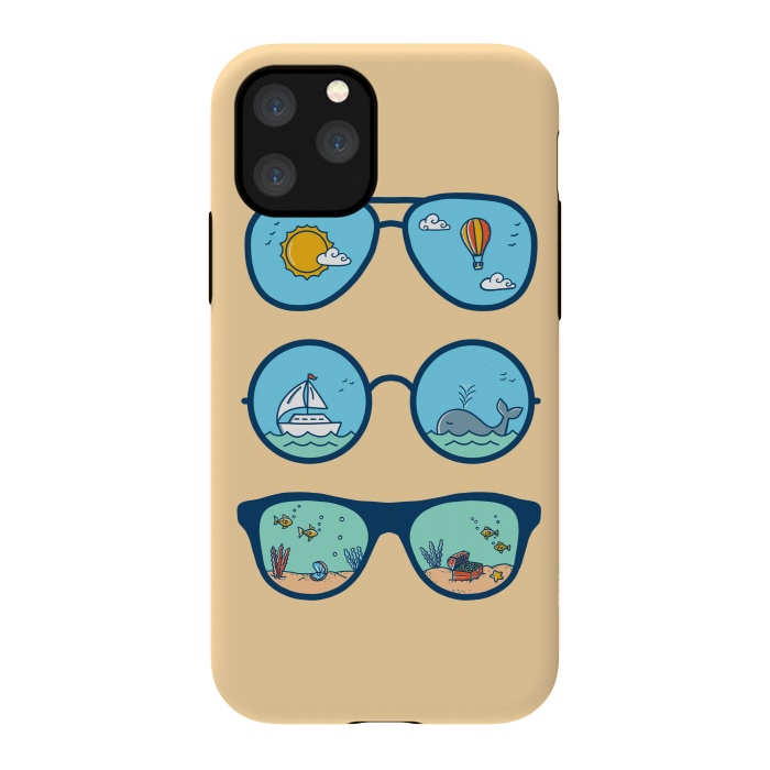 iPhone 11 Pro StrongFit Sunglasses Landscape-2 by Coffee Man