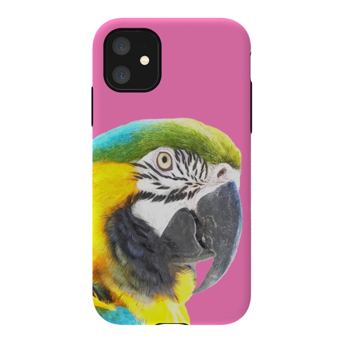 iPhone 11 StrongFit Macaw Portrait by Alemi