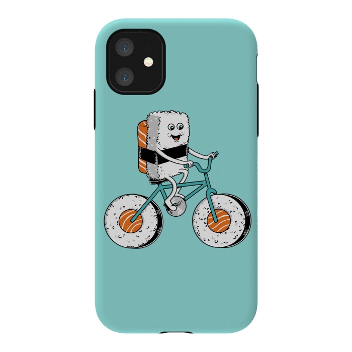 iPhone 11 StrongFit Sushi Bicycle by Coffee Man