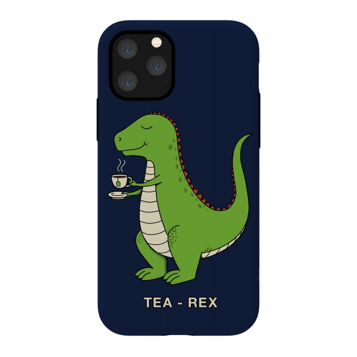 iPhone 11 Pro StrongFit Tea Rex by Coffee Man
