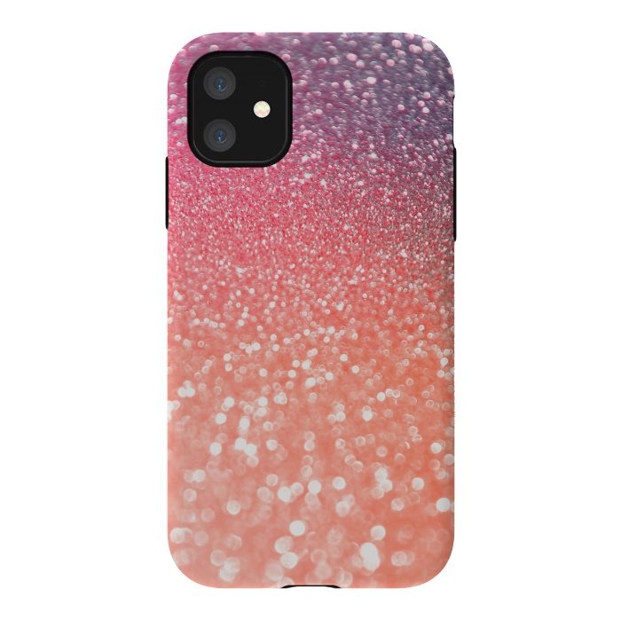 iPhone 11 StrongFit Girly Blush Pink Glamour Glitter by  Utart
