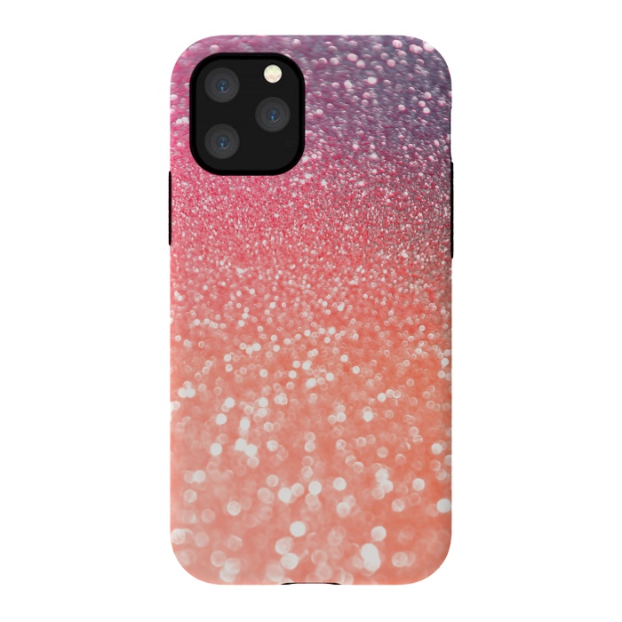 iPhone 11 Pro StrongFit Girly Blush Pink Glamour Glitter by  Utart