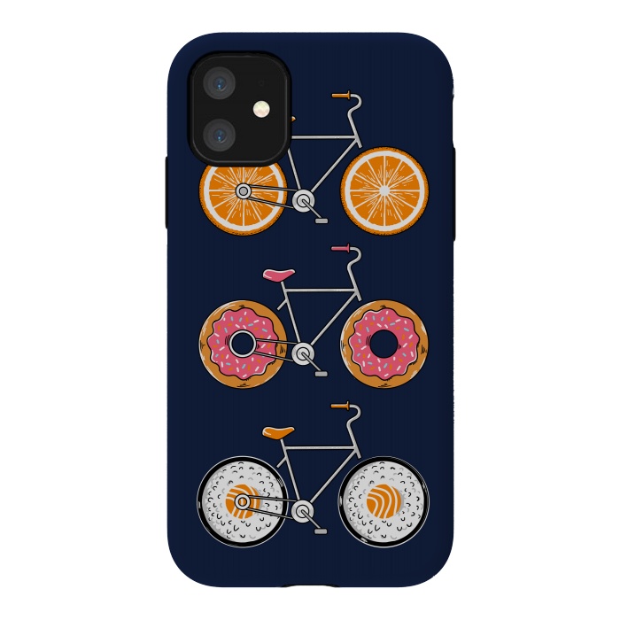 iPhone 11 StrongFit Food Bicycle 2 by Coffee Man