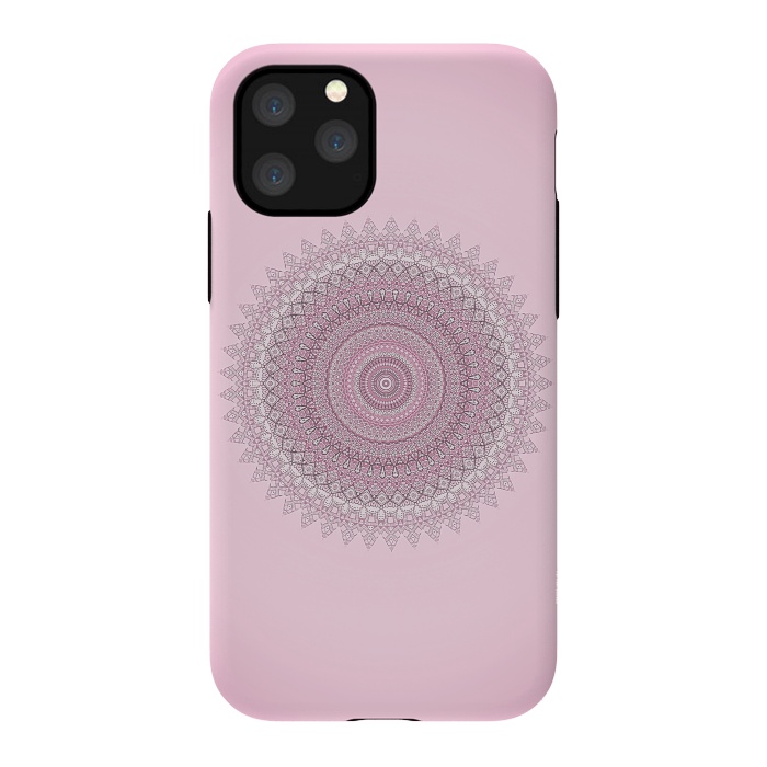 iPhone 11 Pro StrongFit Soft Pink Mandala by Andrea Haase