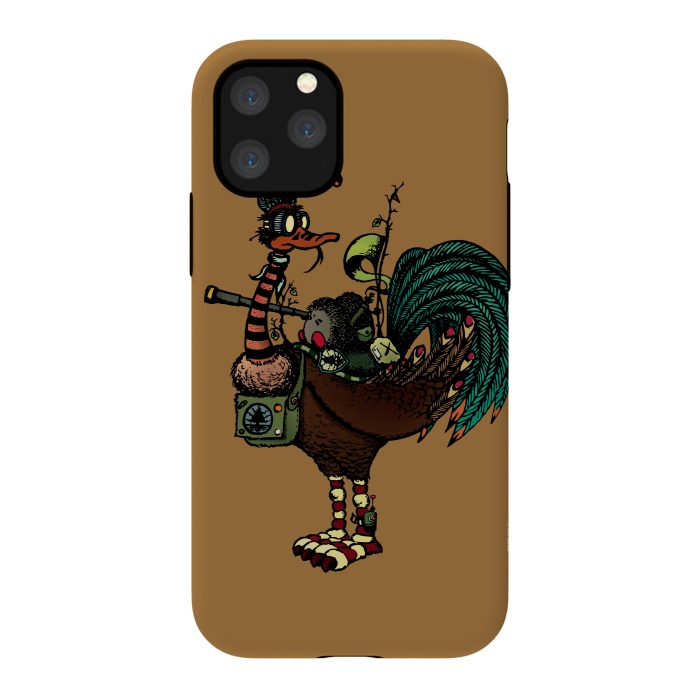 iPhone 11 Pro StrongFit NATURE WARRIORS - SCOUTS - COLOR V by Mangulica