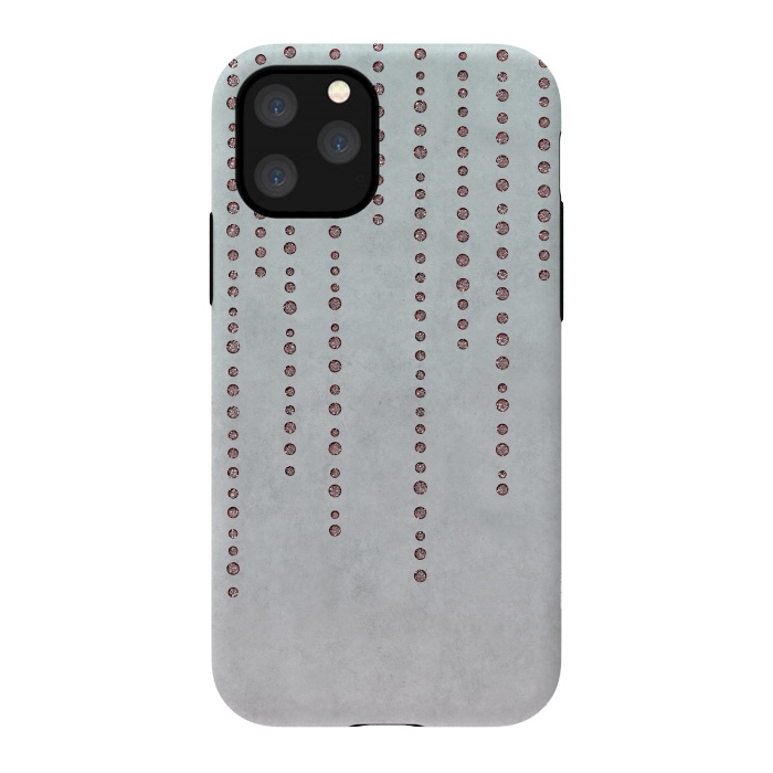 iPhone 11 Pro StrongFit Soft Pink Rhinestone Embellishment by Andrea Haase