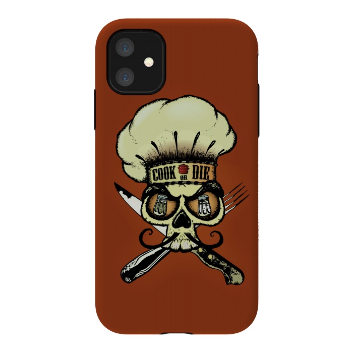 iPhone 11 StrongFit COOK OR DIE by Mangulica