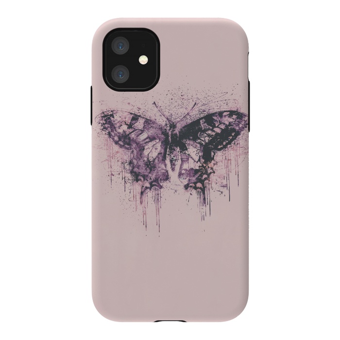iPhone 11 StrongFit Artsy Butterfly  by Andrea Haase