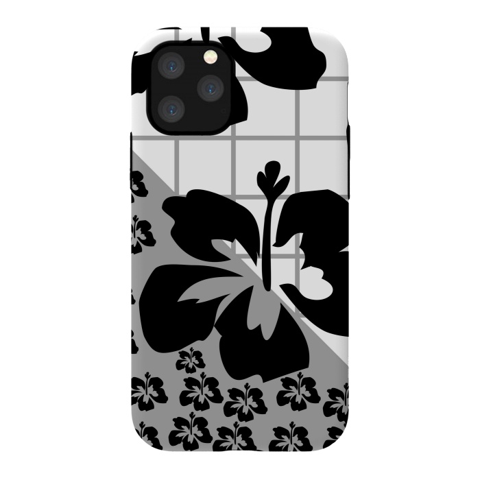 iPhone 11 Pro StrongFit FLORAL PATTERN WITH CHECKS by MALLIKA