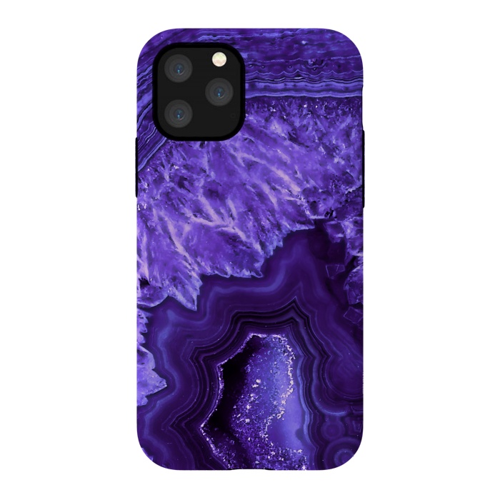 iPhone 11 Pro StrongFit Ultra Violet Pantone Agate Geode by  Utart