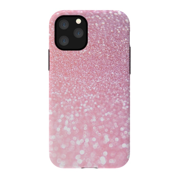 iPhone 11 Pro StrongFit Girly Rose Gold Glitter by  Utart
