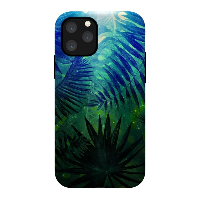 iPhone 11 Pro StrongFit Aloha Blue Jungle Night by  Utart