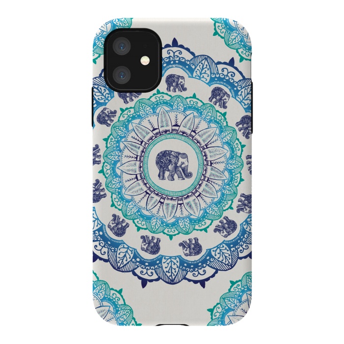 iPhone 11 StrongFit Lucky Elephant  by Rose Halsey
