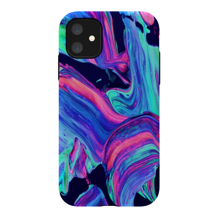 iPhone 11 StrongFit Neon abstract #charm by ''CVogiatzi.