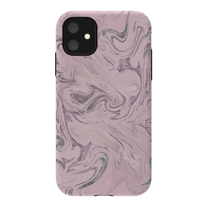 iPhone 11 StrongFit Retro Style Marble Soft Pastel 2 by Andrea Haase