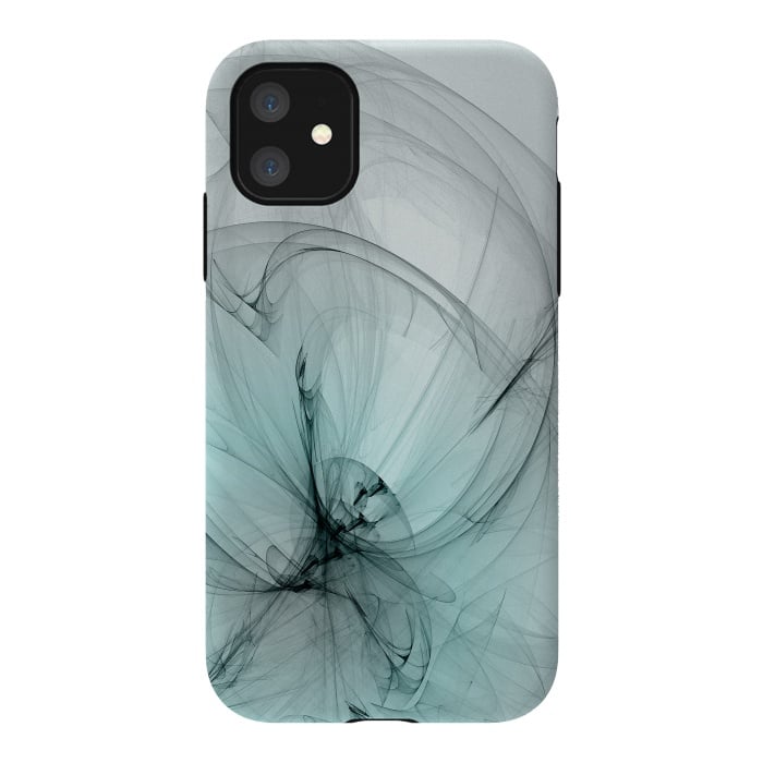 iPhone 11 StrongFit Magic Turquoise Fractal by Andrea Haase