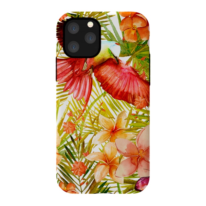 iPhone 11 Pro StrongFit Tropical Bird in Jungle by  Utart