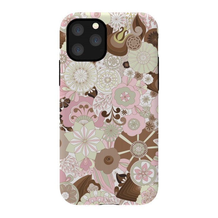 iPhone 11 Pro StrongFit Flowers, Flowers Everywhere by Paula Ohreen