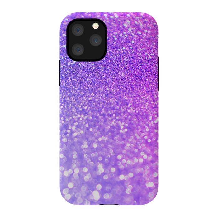 iPhone 11 Pro StrongFit Purple Pink Glitter Dream by  Utart