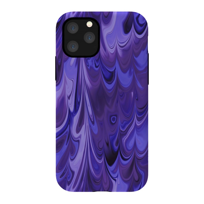 iPhone 11 Pro StrongFit Purple Faux Marble 2 by Andrea Haase