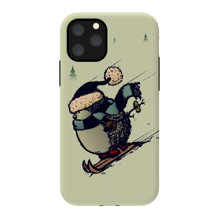 iPhone 11 Pro StrongFit Skier  by Mangulica