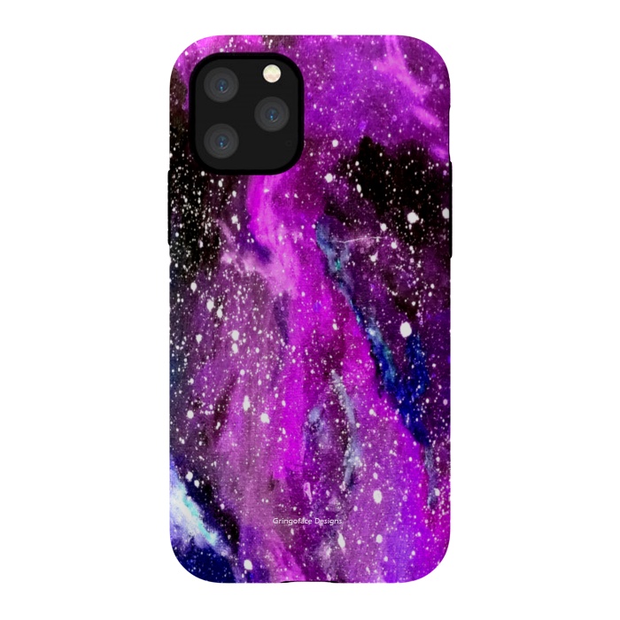 iPhone 11 Pro StrongFit Ultraviolet Galaxy by Gringoface Designs