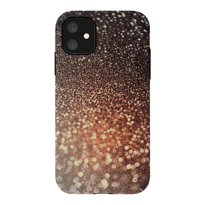iPhone 11 StrongFit Cappuccino Glitter by  Utart
