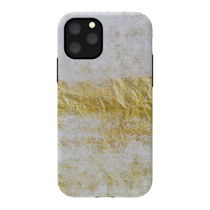 iPhone 11 Pro StrongFit Concrete And Gold 2 by Andrea Haase