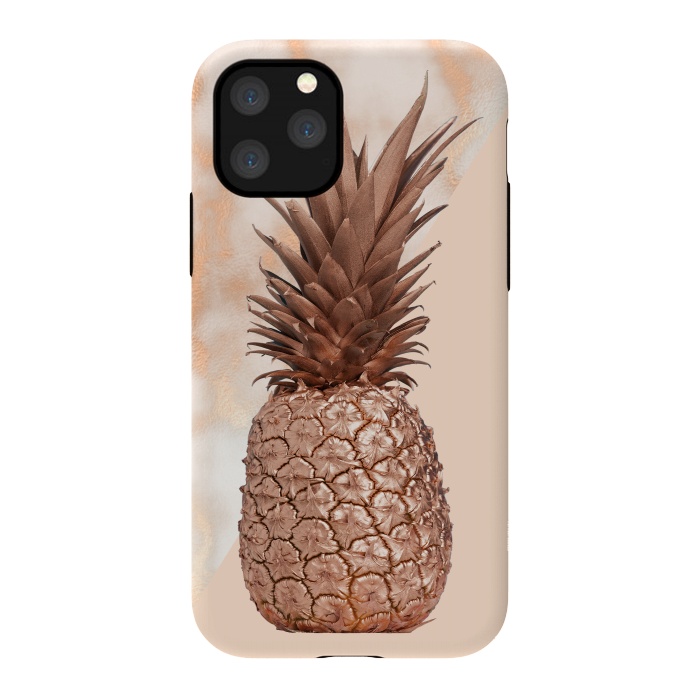 iPhone 11 Pro StrongFit Sweet Copper Pineapple and Marble by  Utart