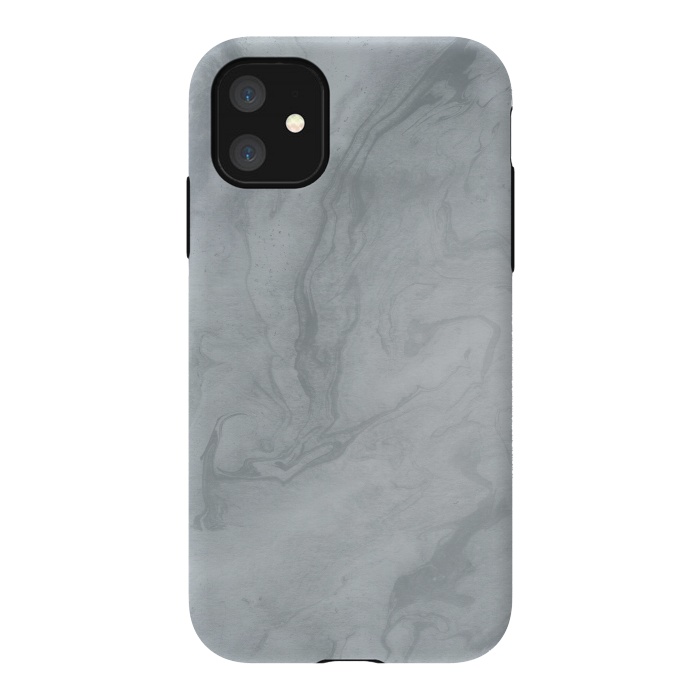 iPhone 11 StrongFit Gray Marble 2 by Andrea Haase