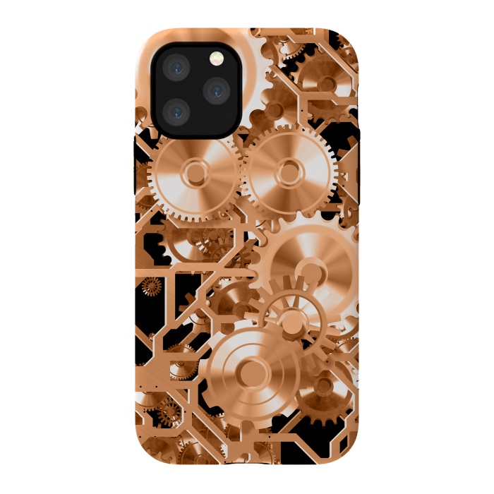 iPhone 11 Pro StrongFit Copper Steampunk by Andrea Haase