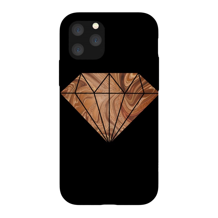 iPhone 11 Pro StrongFit Copper Diamond 2 by Andrea Haase