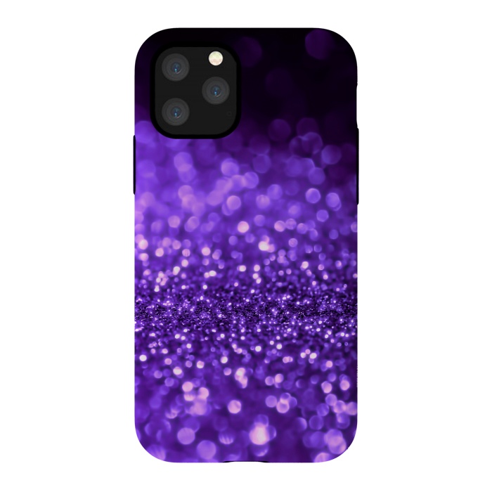 iPhone 11 Pro StrongFit Ultra Violet Faux Glitter by  Utart