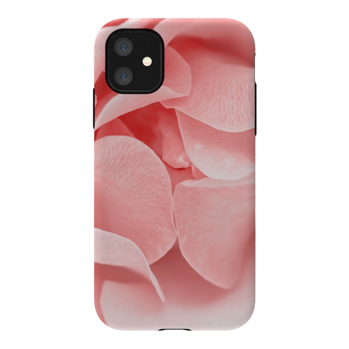 iPhone 11 StrongFit Pink Rose Blossom by  Utart