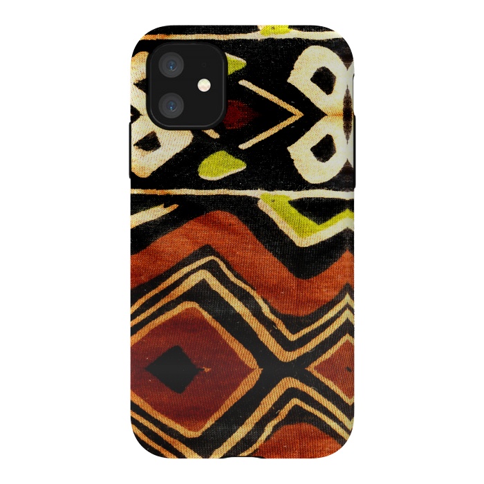 iPhone 11 StrongFit Africa Design Fabric Texture by BluedarkArt