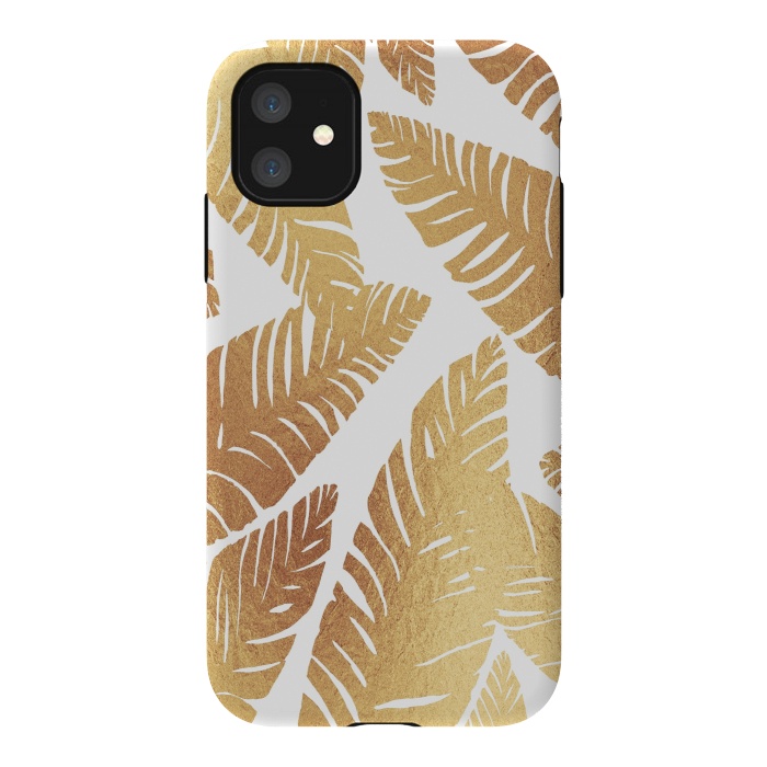 iPhone 11 StrongFit Glam Leaves by ''CVogiatzi.