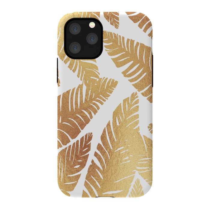 iPhone 11 Pro StrongFit Glam Leaves by ''CVogiatzi.