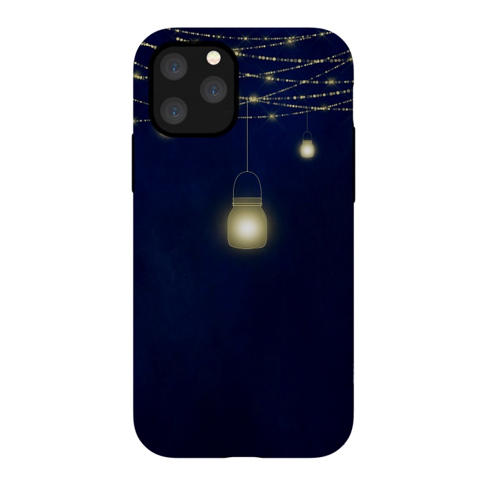 iPhone 11 Pro StrongFit Sparkling Light Jars at night by  Utart