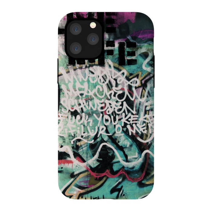 iPhone 11 Pro StrongFit Graffiti Art Writing by Andrea Haase