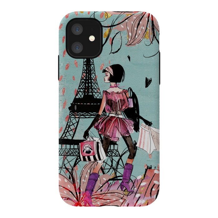 iPhone 11 StrongFit Fashion Girl in Paris by  Utart
