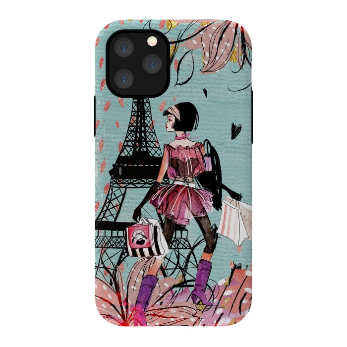 iPhone 11 Pro StrongFit Fashion Girl in Paris by  Utart