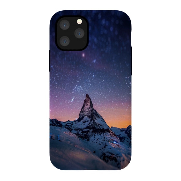 iPhone 11 Pro StrongFit Mountain Reach the Galaxy by ''CVogiatzi.
